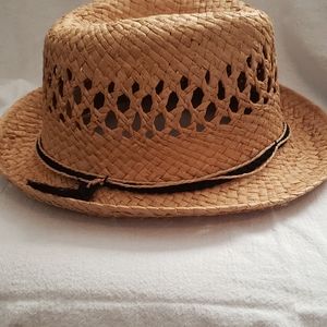IQ Accessories Fedora Style Hat with black rope